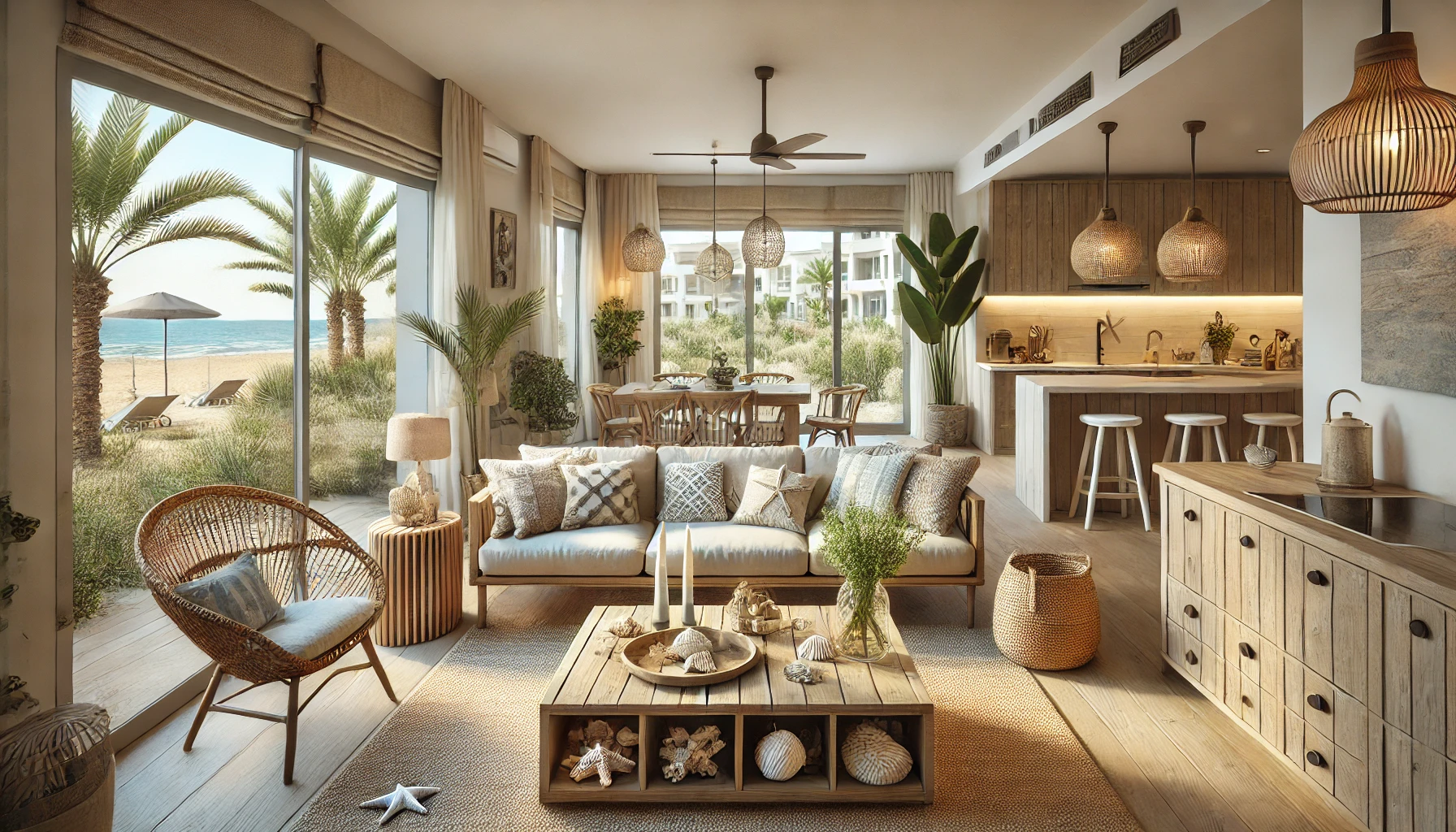 Cómo decorar y ordenar un apartamento de playa para alquilar