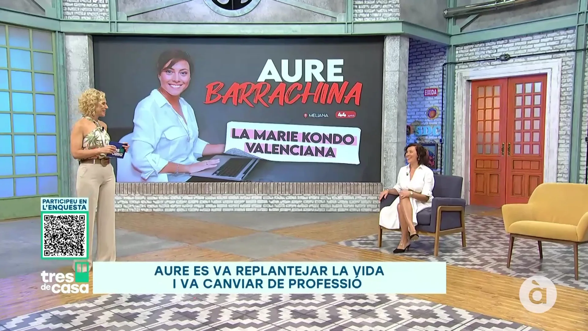 Programa 3decasa entrevista profesión A punt TV Aure